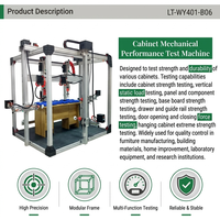 Equipo Completo de Prueba de Muebles para Pruebas de Carga Vertical y Horizontal de Gabinetes, Máquina de Prueba de Durabilidad de Gabinetes