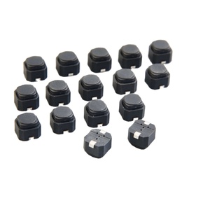 6x6x5 mét Silicone cao su SMT Tactile Nút chuyển đổi 2 pins đen cực im lặng tact chuyển <span class=keywords><strong>push</strong></span> <span class=keywords><strong>button</strong></span> - Product Image 3