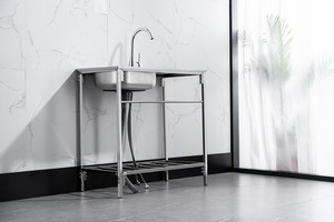 Laundry Outdoor Portable Stainless Steel Garden Park <strong>Camping</strong> Easy to Clean <strong>Sink</strong> Freestanding Commercial Wash Farm Kitchen <strong>Sink</strong> - Product Image 2