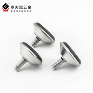 Gao Fu Ya Furniture <b>Leg</b> <b>Adjustable</b> Iron Feet With Black Base For <b>Table</b> Minimalist Design Easy Installation - Product Image 2