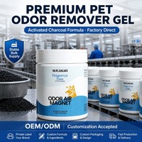 Emballage personnalisé, écologique, naturel, éliminateur d'odeurs pour animaux de compagnie, charbon actif, sans parfum, 2 fois plus puissant, désodorisation, sans danger pour les animaux