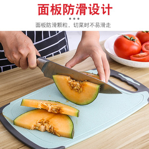 Tabla de cortar de paja de trigo de doble cara, antimoho, de plástico, para cocina, para cortar frutas y verduras, apta para lavavajillas - Product Image 5