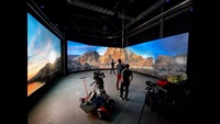 Estudio de Producción Virtual con Proyección Inmersiva 3D, Estudio de Filmación HDR, Pantalla LED de Video