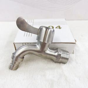 Robinet de machine à laver Tenglida en acier inoxydable 304, entrée 6/8, monocommande, noyau en laiton, montage mural, eau froide - Product Image 3