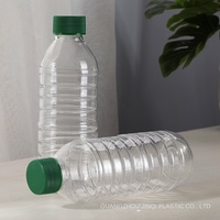 Bouteille d'eau minérale en plastique jetable personnalisée de 300 ml avec bouchon à vis pour café, bière, jus, thé aux herbes, soda - Vente en gros