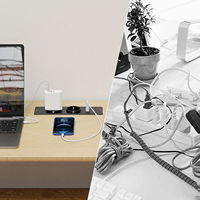Multiprise EU 10A PD20W avec 2 prises CA, chargeur USB encastrable pour bureau, table, mobilier, bureau de conférence, canapé