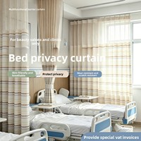 Rideau médical multifonctionnel pour hôpitaux, rideau de protection ignifuge classe B1, cloison d'intimité pour salons de beauté