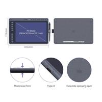 Huion HS611 Tablet Desain Musik Banyak Warna, Papan Digital Menggambar Tablet Grafis