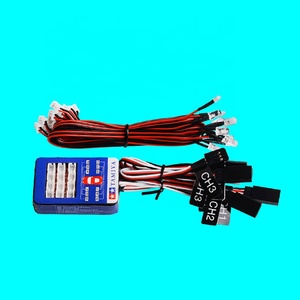 ชุดไฟ LED Rc 12 ระบบไฟสมจริง สำหรับรถดริฟท์ RC ขนาด 1/10 บนถนน ยี่ห้อ <span class=keywords><strong>Yokomo</strong></span> Tamiya อุปกรณ์เสริมสำหรับการปรับแต่ง พร้อมรีโมทคอนโทรล - Product Image 6