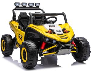 <span class=keywords><strong>Auto</strong></span> Elettrica UTV a Due Posti <span class=keywords><strong>per</strong></span> Bambini 24V, 555*4 Motori, Telecomando 2.4G, Ruote EVA, <span class=keywords><strong>Auto</strong></span> Giocattolo Fuoristrada <span class=keywords><strong>per</strong></span> Bambini <span class=keywords><strong>3</strong></span>-8 Anni - Product Image 6