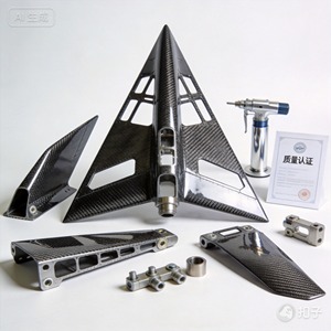 Pièces en fibre de carbone personnalisées - Product Image 1