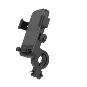 Supporto per telefono da bici supporto per manubrio da bicicletta per telefono cellulare leggero rotazione di 360 gradi adatto a dispositivi mobili da 4.7 a 6.5 pollici