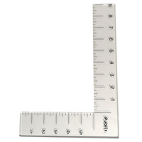Règles en acrylique personnalisées, transparentes, en plastique acrylique clair avec impression personnalisée, règles de couture en acrylique pour patchwork et quilting