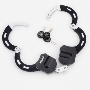 Candado Antirrobo Tipo Esposa de Acero Endurecido con Revestimiento de Silicona para Motocicletas, Bicicletas y Patinetes Eléctricos de Uso Rudo - Product Image 3