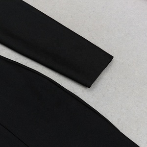 Elegant V Neck Ruffle Long Sleeve Bandage Dress Evening Cocktail Party Club <strong>Vestidos</strong> De <strong>Fiesta</strong> <strong>Elegantes</strong> <strong>Para</strong> Mujer Prom Dress - Product Image 6