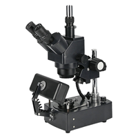 Microscopio estéreo de color negro para joyería, ajuste de Ajuste de joyería, SWF10X, nuevo microscopio