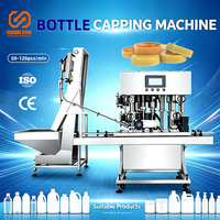 Machine de capsulage électrique automatique pour bouchons à vis, bouteilles en plastique et en verre, produits chimiques, scellage et pressage personnalisables