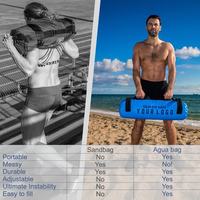 Haltères aquatiques réglables Aqua Dumbbell, plusieurs tailles, entraînement aquatique, sac de puissance aquatique, NOUVEAU, entraînement naturel, PVC, unisexe, 7-35 kg ou sur mesure