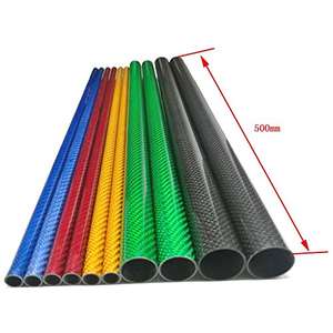 หลอดคาร์บอนไฟเบอร์หลากสีสำหรับ <span class=keywords><strong>B550</strong></span>สีดำด้านเจ็ดสี aclyric หลอดสี UV - Product Image 1