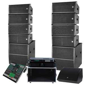 Groothandel Dual 10 Inch Line Array Speakers <span class=keywords><strong>Pa</strong></span> Systeem Set Professionele Audio Geluidsapparatuur Versterker Monitor <span class=keywords><strong>Speaker</strong></span> - Product Image 1