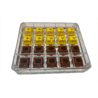 Plateau de service en acrylique GATERON, 20 pièces, universel, testeur du clavier transparent personnalisé, nouvelle collection