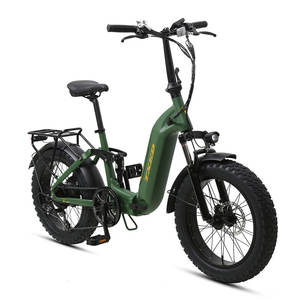 Vélo électrique pliable TXED à pneus larges de 20 pouces, moteur 500W, batterie 48V 15Ah, 7 vitesses, freins à disque hydrauliques, vélo pliable électrique - Product Image 3