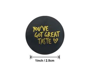 Etiqueta personalizada, pegatina circular transparente, nivel de impresión, confeti, café, pegatina redonda personalizada - Product Image 5