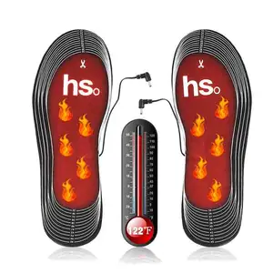 OEM ODM 冬季电动加热鞋垫由动力银行智能温度调节来保持温暖