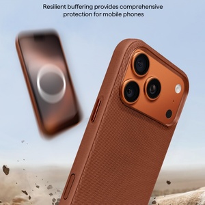 เคสโทรศัพท์แม่เหล็กแบบถักทอเทคโนโลยีเฉพาะสำหรับ iPhone 17 13 14 15 16 Pro Max 17 Air พร้อมปุ่มสัมผัสกล้อง AI ป้องกันแรงกระแทก - Product Image 5
