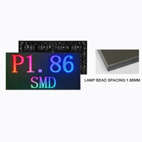 Modules d'affichage LED couleur pleine résolution JL P1.86 pour intérieur, panneaux d'écran pour magasins de détail, métros, ascenseurs, kiosques, centres commerciaux