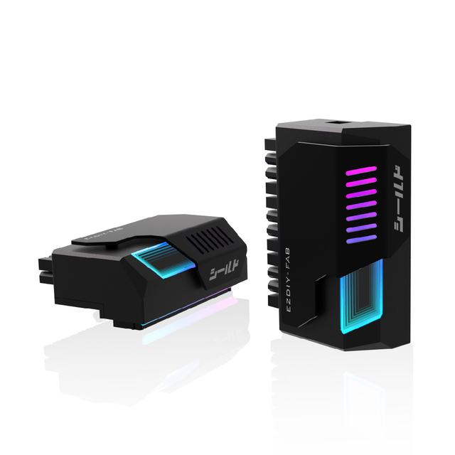 90 Degree ATX 24 Pin Adapter for Motherboard Power Cable, 5V 3-Pin ARGB Sync Connector, High Conductivity Terminals