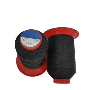 Filo per cucire filo per cucire in fibra di carbonio personalizzato filo per cucire filo per auto antistatico filato da ricamo ad alta resistenza per <span class=keywords><strong>Tou</strong></span> - Product Image 1