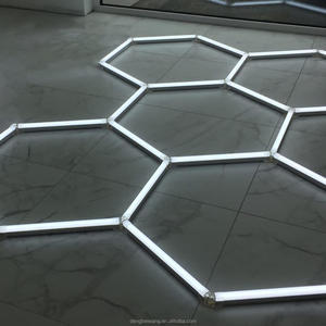 Haute Lumen lumière blanche bricolage assemblé LED hexagone plafond barbier lumière corps <span class=keywords><strong>de</strong></span> <span class=keywords><strong>lampe</strong></span> en aluminium 12V AC/DC alimentation - Product Image 1