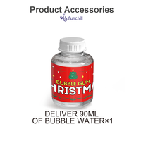 Père Noël automatique pistolet à bulles savon liquide noël Machine à bulles jouets à bulles pour cadeau de vacances