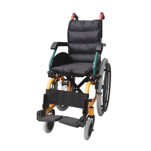 Durable 75kg Capacidad de carga Silla de ruedas de aluminio para niños con asientos acolchados - Product Image 2