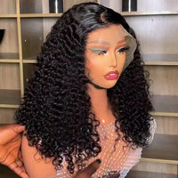 4x4 5x5 13x4 HD dentelle frontale Burnese SDD Pixie perruque bouclée 350% densité supérieure perruque de cheveux humains chauds pour les femmes noires pas cher perruque sans colle