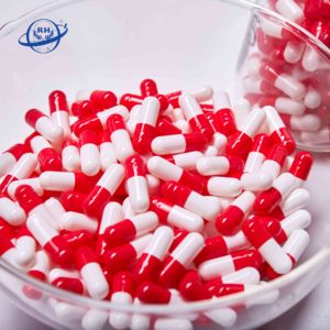 Cápsula adelgazante vacía de fabricación china, cápsula azul y blanca - Product Image 2