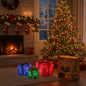 24PC/CS LED coffret cadeau de Noël 6 \ "8 \" 10 \ "utilisation d'ornement - Product Image 3
