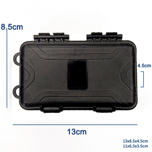 Boîte de rangement miniature étanche et antichoc avec coussin en éponge intégré, portable pour voiture et extérieur - Product Image 3