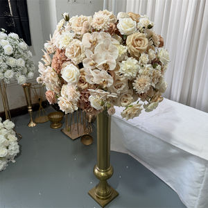 IFG 2026 Impresionante Diseño Floral Otoñal para Bodas, Arreglo de Flores Artificiales en Color Marrón Geige para Decoración de Eventos de Boda - Product Image 2
