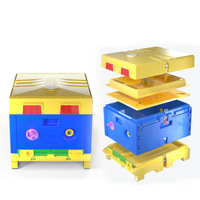 Ruche en plastique multifonctionnelle Ruche d'abeilles de style Lang dans la ruche d'abeilles