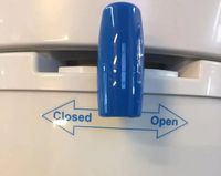 WC Rotatif pour Camping-Car, Caravane et Remorque de Voyage avec Bac à Déchets Noir W5000