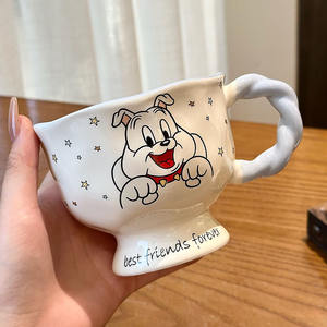 Taza de Cerámica Tom y Jerry con Cuchara, Diseño de Dibujos Animados, Regalo para Parejas, Verano 2025 - Product Image 4