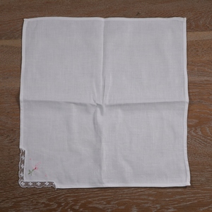 N082 Boda Decoración <span class=keywords><strong>de</strong></span> mesa <span class=keywords><strong>de</strong></span> Navidad 16 "X 16" <span class=keywords><strong>Bordado</strong></span> <span class=keywords><strong>a</strong></span> <span class=keywords><strong>mano</strong></span> Crochet Lino blanco Algodón Encaje <span class=keywords><strong>Servilletas</strong></span> - Product Image 2