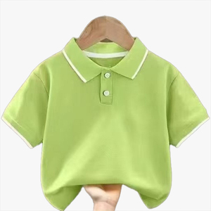 Camiseta Polo de Manga Corta para Niños, Estilo 2026, Ropa de Verano, Poliéster, Diseño de Dibujos Animados, Versátil - Product Image 6