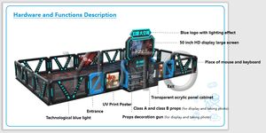 Parc d'attractions décontracté de réalité virtuelle, simulateur de jeux multiples, en promotion, 300 - Product Image 3