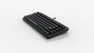 Newest Private Model 2.4G Wired Bluetooth Tri Mode RGB Pudding Keycap Mechanical Keyboard