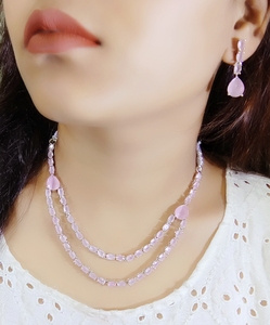 ชุดสร้อยคอเพชรอเมริกันพร้อมต่างหูชุดเครื่องประดับคอลเลกชัน2025หรูหรา Moissanite - Product Image 5