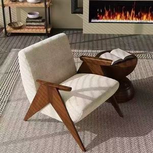 Fauteuil individuel, <span class=keywords><strong>chaise</strong></span> <span class=keywords><strong>de</strong></span> loisirs <span class=keywords><strong>de</strong></span> style designer, vintage espagnol, rétro, nostalgique, pour balcon, <span class=keywords><strong>chaise</strong></span> en bois massif pour maison d'hôtes - Product Image 5