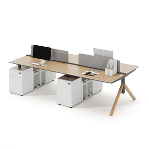 Moderno Escritorio <span class=keywords><strong>de</strong></span> <span class=keywords><strong>oficina</strong></span> modular <span class=keywords><strong>de</strong></span> 4 plazas, <span class=keywords><strong>muebles</strong></span> <span class=keywords><strong>de</strong></span> estación <span class=keywords><strong>de</strong></span> trabajo <span class=keywords><strong>de</strong></span> <span class=keywords><strong>coworking</strong></span> con espacio abierto extensible, diseño <span class=keywords><strong>de</strong></span> madera, personal <span class=keywords><strong>de</strong></span> <span class=keywords><strong>oficina</strong></span> - Product Image 5